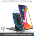 tzumi Multi-Angle Folding Desktop Wireless Charging Pad– Qi Fast Wireless Charger for iPhone X, iPhone 8 and 8+ and Android Qi Devices with Dual C...