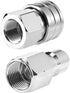 RIDGE WASHER Pressure Washer Adapter Set, 3/8 Inch Quick Connect Kit, Stainless Steel Female NPT Fitting, 5000 PSI, 2-Pack...