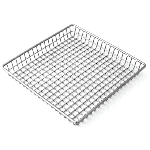 G.E.T. 4-83599 Stainless Steel Metal Rectangular Wire Serving Tray Stainless Steel Wire Baskets Collection...