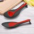LIANYU Stainless Steel Black Spoon Rest Set of 2, Spatula Ladle Spoon Utensil Holder for Kitchen Counter Stove Top, Dishwasher Safe...