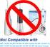 Flosser Replacement Tips for Waterpik Water Flosser,Plaque Seeker Replacement Tips Compatible with Waterpik Water Flossers and Other Brand Oral Ir...