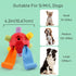Dog Snuffle Ball, Chew Enrichment Toys for Large Medium Small Dog and Puppies, Slow Feeder Dog Treat Dispenser Puzzle Stimulation Toys Cloth Strip...