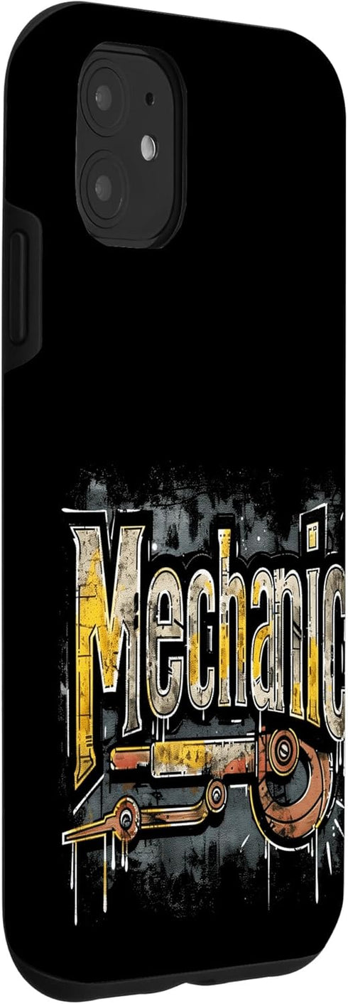 iPhone 11 Mechanic: a retro craftsmanship for mechanics and repair man Case...