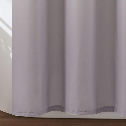 Lush Decor Umbre Fiesta Shower Curtain, 72" x 72", Yellow and Gray...