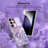 Designed for Samsung Galaxy S24 Ultra Case, with Slide Camera Cover & Screen Protector, Fade-Proof Chic Pattern, Shockproof Protective, Slim Thin ...