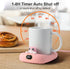 Cute Cat Coffee Mug Beverage Warmer, Electric Cup Warmer for Milk Tea Water fit Desk Home Office, Candle Warmer Plate with 3 Temp. Setting Up to 1...