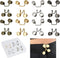 Upgraded Pant Waist Tightener with Comfortable Low Inside Bulge, 8 Set 4 Colors Jeans Button Tightener, Button Adjuster Button Pins for Jeans, Adj...