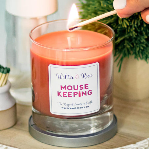 Walter & Rosie Candle Co. - Mouse Keeping 11oz Scented Candle Inspired by Disney Scents - Smell Like Disney Resorts - The Happiest Scents on Earth...