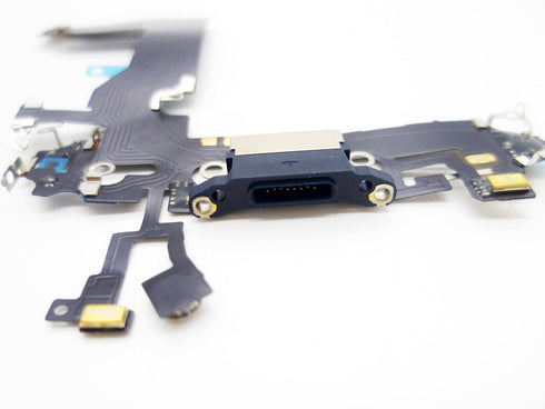 USB Dock Charging Port Flex Cable PCB Board Module Replacement Compatible with Apple iPhone 13 Mini (Blue)...
