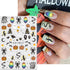 JMEOWIO 9 Sheets Halloween Nail Art Stickers Decals Self-Adhesive Cute Pumpkin Ghost Nail Supplies Nail Art Design Decoration Accessories...