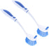Superio Fruit and Vegetable Scrub Brush with Long Handle - Dish Cleaning Brush, Double Sided Scrubber, Non Scratch Kitchen Scrub Brush for Fruits/...