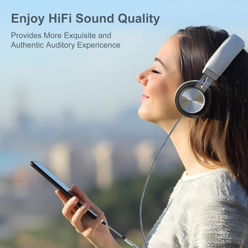 USB C to 3.5mm Jack Adapter, USB Type C to Aux Headphone Jack Dongle Cable, Type C to 3.5mm Headphone Auxiliary Digital Audio Headphone Adapter fo...