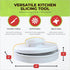 Bagel Slicer & Multi-Use Food Cutter | Ideal for Tomatoes, Strawberries, Grapes, Meat, Chicken, Eggs, & Vegetables with Non-Slip Holder for Stable...
