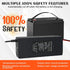 14.6V 3A LiFePO4 Battery Charger, Smart Battery Charger for 12.8V Lithium Iron Phosphate Battery, Trickle Charger Battery Maintainer, Built-in Saf...