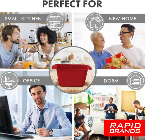 Rapid Mac Cooker | Microwave Macaroni & Cheese in 5 Minutes | Perfect for Dorm, Small Kitchen or Office | Dishwasher Safe, Microwaveable, BPA-Free...