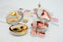 2 Pack Marble Contact Lens Case All-in-One Travel Contact container Soak Storage Kit(Rose Gold + Gold)...