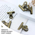 20 Pieces Metal Bulldog Binder Clips, 1.2 Inch Hinge Paper Clips Clamps for Food Bags, Pictures Photos, Art Crafts, Home Office Supplies (Bronze)...