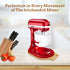 Bamboo Sliding Mat for Kitchenaid Mixer, Mixer Mover Slider Mat Pad Compatible with Kitchenaid Bowl Lift 5-8 Qt Stand Mixer,Kitchen Appliance Slid...