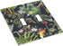Floral Tropical Jungle Animals Double Toggle Light Switch Cover Decorative Palm Trees 2 Gang Wall Plate Electrical Faceplate for Bathroom Home Liv...