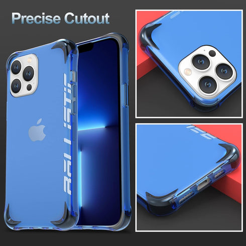 BALLISTIC Protective Case Compatible with iPhone 13 Pro Case (ONLY), with 1 × Camera Lens Protector, 2 Sets × Against Drop Corners, Shockproof Cas...