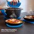 Coomin Silicone Trivets for Hot Dishes - 4 Heat Resistant Mats for Countertops, Multipurpose Non-Slip Hot Pads for Kitchen Potholders, Jar Opener,...