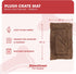 Downtown Pet Supply Medium Fleece Dog Crate Mat, Brown/Oatmeal, 29 in x 20 in...