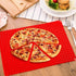 Top Pyramid Pan | 16 x 11 inches Large Red Pyramid / Raised Cone Shaped Healthy Silicone Mat for Cooking, Baking and Roasting | Superb Non-Stick F...