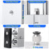TAILONZ PNEUMATIC 10mm Bore 75mm Stroke Double-Rod Double-Acting Aluminum Pneumatic Air Cylinder TN10-75...