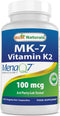 Best Naturals MK-7 Vitamin K2 100 mcg 120 Vcaps...