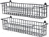 Spice Rack Organizer Wall Mount, Spice Organization Storage Shelf for Cabinet Door, 2 Packs Wall Spice Rack Saving Space for Kitchen, Black...