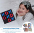 Toe Game Board 2 Boxes Noughts and Crosses Game Kids Toe Game Strategy Board Game for Kids Adult...