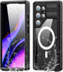 for Galaxy S24 Ultra Waterproof Case Compatible with MagSafe, Magnetic Waterproof Full Body IP68 Underwater Case Built-in Screen Protector Militar...