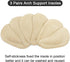 Dr. Foot's Arch Support Shoe Insoles for Flat Feet, Gel Arch Inserts for Plantar Fasciitis, Adhesive Arch Pad for Relieve Pressure and Feet Pain- ...