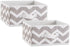 DII Non Woven Polyester Storage Bin, 11x11x5.5-inch, Chevron Gray, 2 Piece...