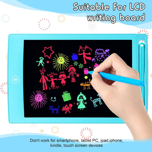 Replacement Stylus Drawing Pen and Lanyard Set for LCD Writing Tablet 4.7 Inch Colorful Drawing Tablet, Kids Drawing Pads, Doodle Board (7 Pack St...