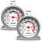 2 Pack Oven Thermometer 50-300°C/100-600°F, Oven Baking Chef Thermometer Instant Read Stainless Steel Thermometer Kitchen Cooking Thermometer, Ove...
