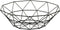 Geometric Metal Wire Fruit Bowl, Iron Arts Fruit Storage Baskets for Kitchen Counter (Black, Normal)...