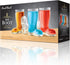Final Touch Das Boot Shot Glasses - Set of Miniature Cowboy and Cowgirl-Inspired Shot Glasses - 1.5oz Capacity - Crystal Clear Thick Glass - Perfe...