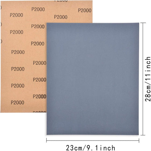 YAROMO 12 Pieces Epoxy Sanding Papers, Waterproof Epoxy Polishing Papers Superfine Epoxy Refinishing Papers for Making Glitter Tumbler Cups, Craft...