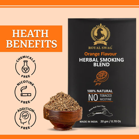 Ayurvedic Herbal - 100% Tobacco Free & 100% Nicotine Free Organic Herbs Mix Blend 20 Gram (0.7 oz)...