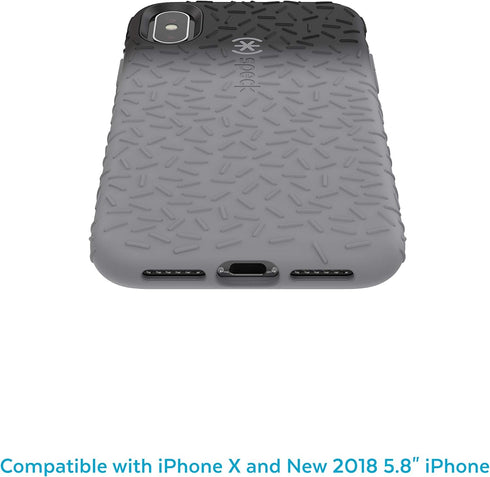 Speck Products CandyShell Fit iPhone XS/iPhone X Case, Black Ombre Gunmetal/Gunmetal Grey...