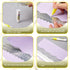 Henoyso 7 Pcs Metal Paper Tearing Ruler Deckle Edge Ruler Craft Ruler Stainless Steel Paper Cut Tool 12 Inch Irregular Edges Ruler Measurements To...