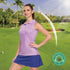 LastFor1 Women's Polo Sleeveless Shirts UPF 50+ Quick Dry Golf Tennis Athletic Tank Tops Outdoor Sports Purple M...
