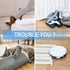 Rug Tape Pad, Rug Anchors Carpet Hook and Loop Non-Slip Mat Anti-Skid Stickers (10PCS, Black)...