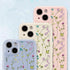RALEAVO Floral Case for iPhone 13, Flower Branch Pattern Design Cute Cover Case for Girls Women Slim Thin Soft Silicone Shockproof Anti-slip Phone...