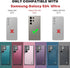 for Samsung Galaxy S24 Ultra Case with Card Holder, for Samsung S24 Ultra Wallet Case for Women Men with RFID Blocking, Durable Kickstand Shockpro...