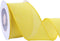 VATIN Linen Wired Ribbon,2-1/2 Inch X 10 Yard,Light Yellow Burlap Wired Ribbon for Big Bow Crafts,Wreaths, Christmas Tree Decoration,Gift Wrapping...