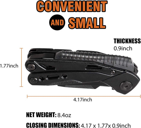 15 in 1 Multitool Pliers, Father's Day Gifts for Him, Christmas Birthday Gifts for Men, Dad Gifts from Daughter Son, Mens Gifts for Dad, Husband, ...