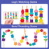 Montessori Wooden Lacing Beads Toys for 2 3 4 Year Old Toddler Kids, Sequencing & Stacking Block Toy with Storage Box, STEM Preschool Learning Toy...