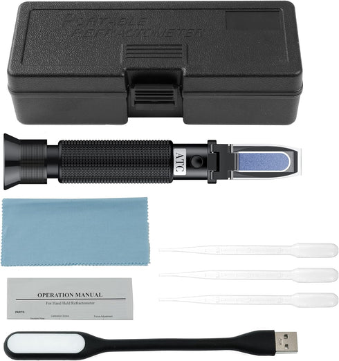 Professional Salinity Refractometer,Salinity Tester, Salt Tester for Saltwater Pool, for Saltwater Aquarium, Pools, and Tanks,Dual Scale 0-100 PPT...